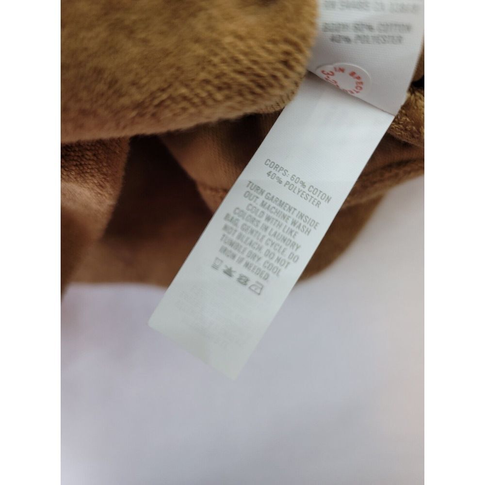 Aerie Offline Jacket‎ Womens XL Fleece Full Zip Soft Brown Thumb Holes - Picture 8 of 9